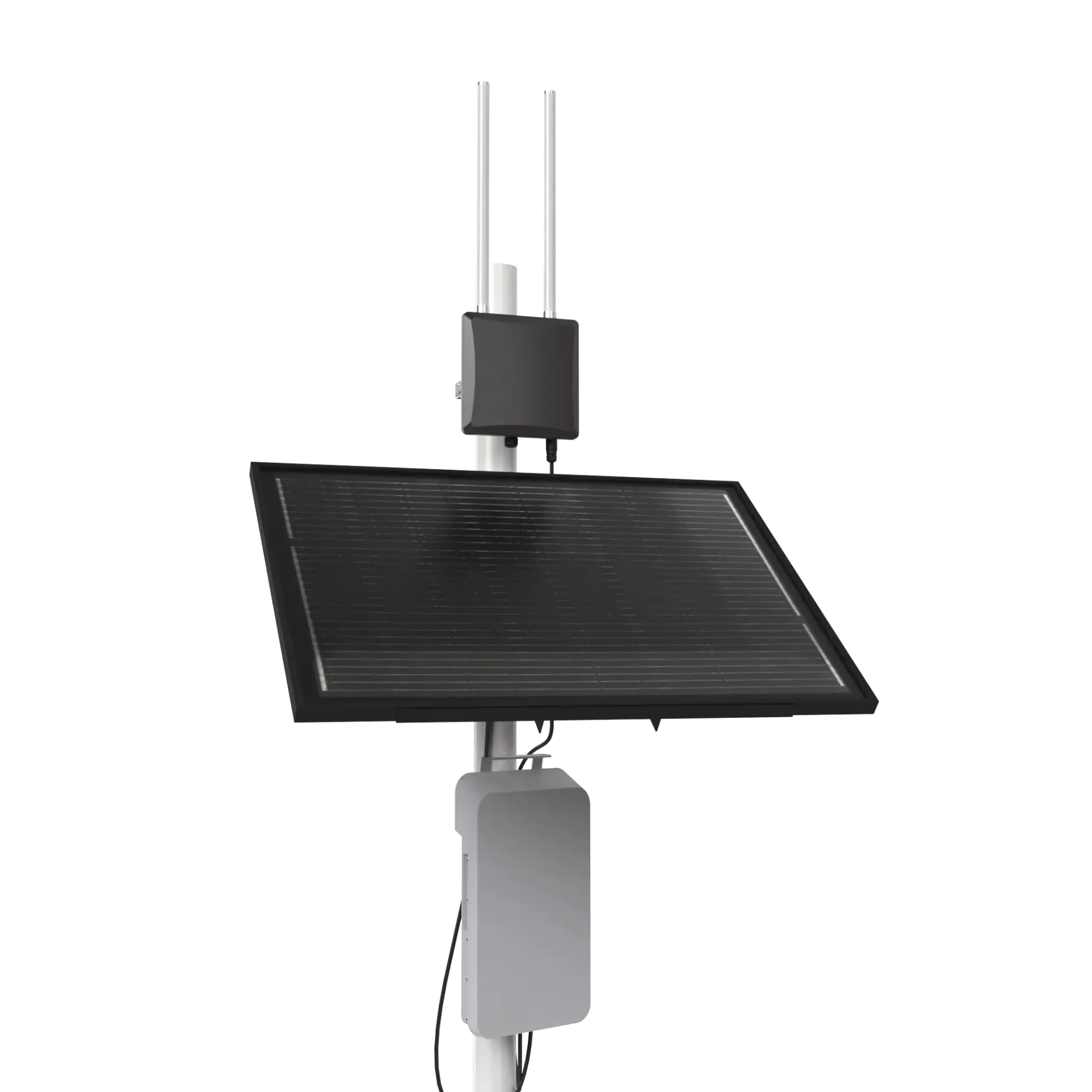 Estación Base IoT Autónoma Edge Pro Solar (Gateway LoRaWAN Industrial + Sistema de Energía Solar Fotovoltaica)